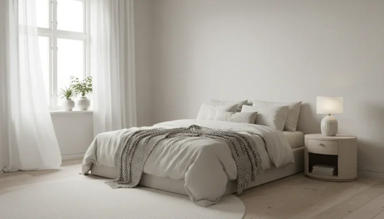 cloud dancer sypialnia len drewno spokojne wnetrze 2026