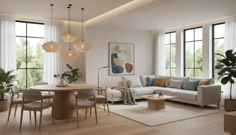 Lampy wiszące do salonu – jak wybrać oświetlenie nad stołem 1 lampy wiszace nad stolem salon jadalnia feature 2026