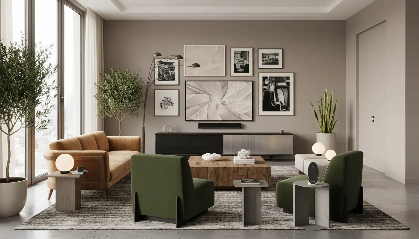 Eleganckie wnętrze łączące klasyczne meble vintage z nowoczesnymi akcentami smart home – porady światowej sławy projektantów wnętrz