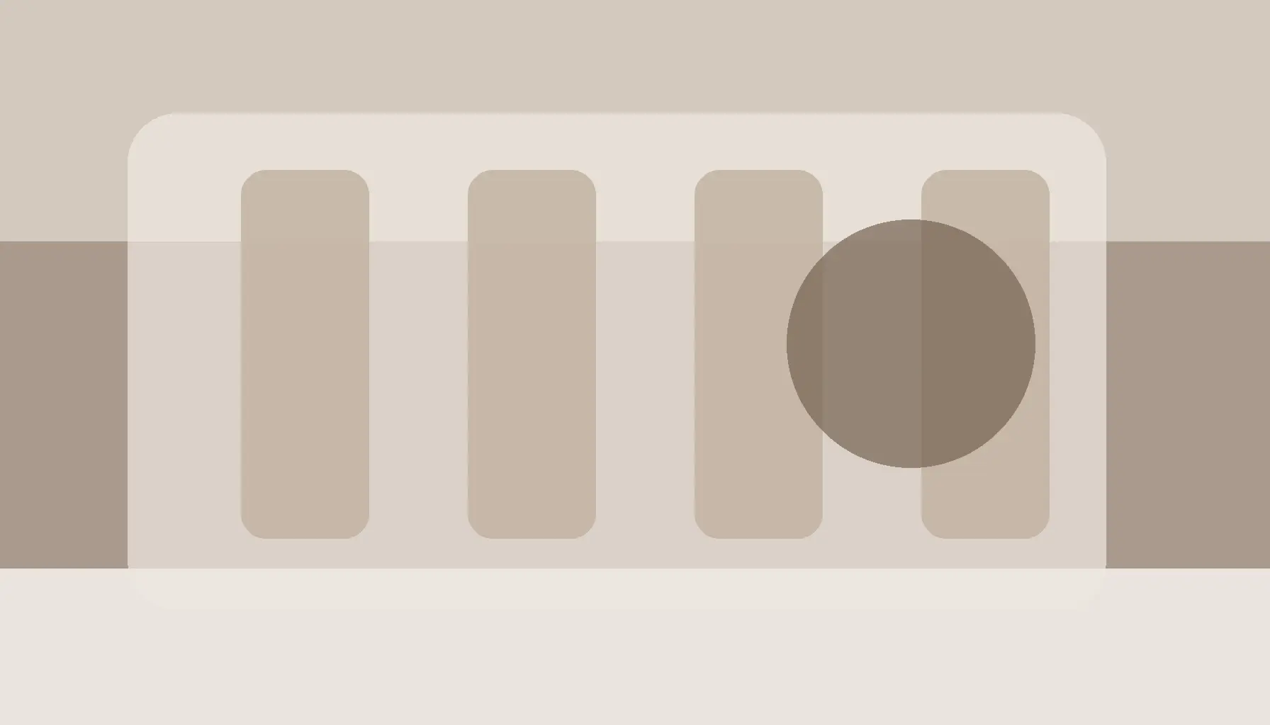 Moodboard materiałów inspirowany Design District Rotterdam, pokazujący szkło, kamień, drewno i spokojną paletę wnętrzarską